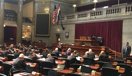 President Choi gives an update to the House and Senate leadership.